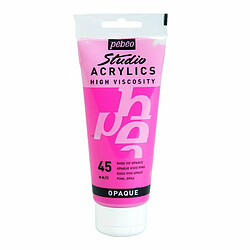 Pebeo Peinture acrylique opaque - Rose vif - 100 ml