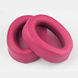 Wewoo Coussinets Mousse Étui de protection pour casque en éponge avec une paire Sony MDR-100ABN / WH-H900N rose rouge