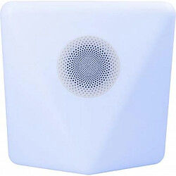 Color Block Enceinte Lumineuse Bluetooth 4.1 IPX4 ColorLight Modèle Rock Blanc