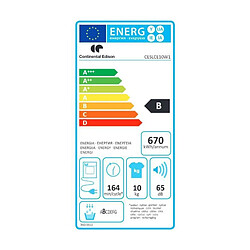 Acheter Sèche-linge à condensation CONTINENTAL EDISON, CESLCE10W1