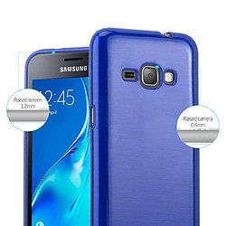 Avis Cadorabo Coque Samsung Galaxy J1 2016 Etui en Bleu