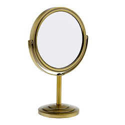 miroir cosmétique de maquillage double face miroir de table normal grossissant pas cher