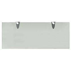 Avis Maison Chic Étagère murale flottante,Etagère de rangement Verre 50 x 20 cm 8 mm -MN97331