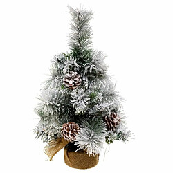 Sapin de Noël à Poser Minnesota 50cm Blanc