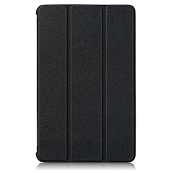 Wewoo Housse Coque Pour Lenovo Tab M8 Custer Texture Horizontal Flip Smart TPU en cuir avec support à trois volets noir