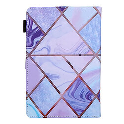 Etui en PU Impression de motifs Universel Antichoc Vague violette pour votre Tablet 7 pouces