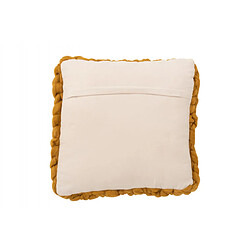 Dansmamaison Coussin Tricote Acrylique Ocre