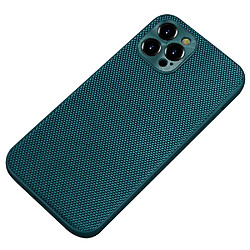 Coque en TPU + nylon anti-chute, flexible pour votre iPhone 14 Plus - vert foncé