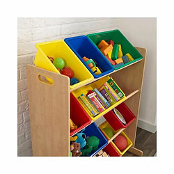 Acheter KidKraft Meuble de rangement en bois 12 bacs pour enfant.