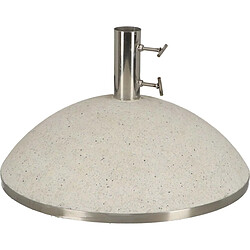 Esschert Design Pied de parasol granit 43,9kg blanc.