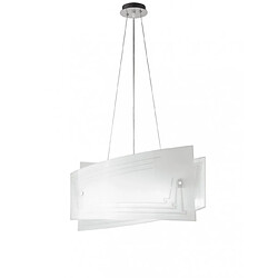 Fan Europe Plafonnier Concept 4 ampoules Verre blanc