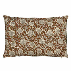 BigBuy Home Coussin Coton Marron Beige 60 x 40 cm