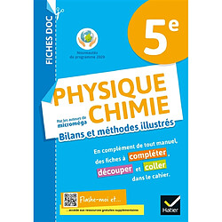 Physique chimie 5e : bilans et méthodes illustrés