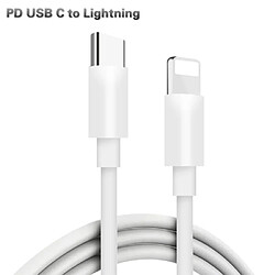 Avis Cable Lightning Type APPLE / USB-C™USB / Câble USB-C vers Lightning Charge et Synchronisation 1m - Blanc FAST CHARGE