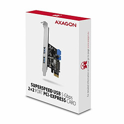 AXAGON PCEU-232VLS cont roller PCIe, 2 + 2x por