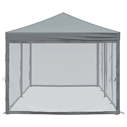 Avis vidaXL Tente de réception pliable avec parois Anthracite 3x6 m