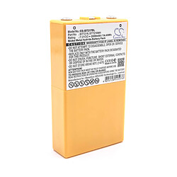 vhbw NiMH batterie 2000mAh (7.2V) jaune pour télécommande Remote Control comme Itowa BT7216