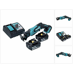 Makita DJR 185 RT Scie sabre récipro sans fil 18 V + 2x Batteries 5,0 Ah + Chargeur