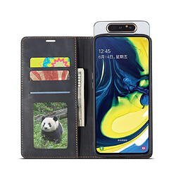 Acheter Wewoo Housse Coque Pour Galaxy A80 / A90 Forwenw Dream Series Oil Edge Fort Magnetism Horizontal Flip en cuir avec support et fentes cartes et portefeuille et cadre photo noir