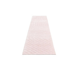 Avis Vidal Tapis de couloir en laine 300x84 rose Darya