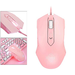 Gaming Lightweight Mouse USB Gamer Laptop PC 7 Boutons Pour Windows 7/8/10 / XP Rose pas cher