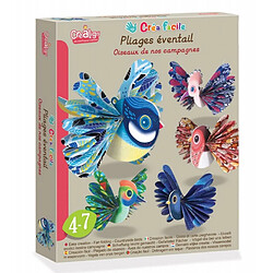 Crealign Pliage eventails - Oiseaux de nos campagnes