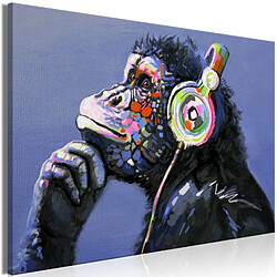 Paris Prix Tableau Imprimé Musical Monkey Wide 60 x 90 cm