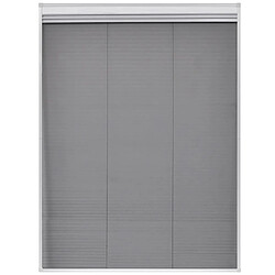 Avis vidaXL Moustiquaire plissée pour fenêtre et store Aluminium 60 x 80 cm