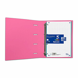 Reliure à anneaux Oxford Touch Europeanbinder Rose A4