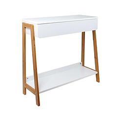 The Home Deco Factory Console scandinave en bois avec tiroir Ida.