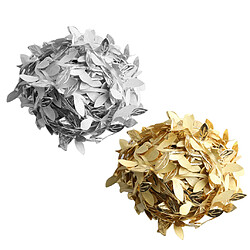 Garniture artificielle de ruban de feuille de 20M / 65FT pour l'or de décoration de mariage de guirlande pas cher