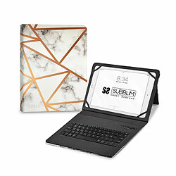 Clavier Bluetooth avec Support pour Tablette Subblim SUBKT5-BTTW10 Espagnol Qwerty Multicouleur Espagnol