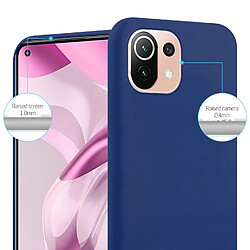 Cadorabo Coque Xiaomi Mi 11 LITE (4G / 5G) / 11 LITE NE Etui en Bleu pas cher