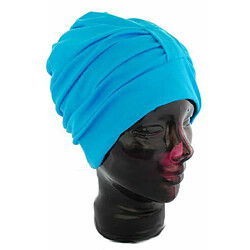 Fashy 3473 Turban de natation en tissu avec bande Velcro pour femme turquoise turquoise