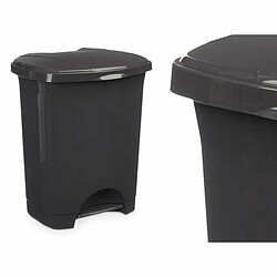 BigBuy Home Poubelle à pédale Anthracite Plastique 10 L (8 Unités)