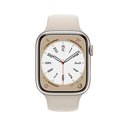 Montre intelligente Apple Watch Series 8 45 mm Blanc Beige