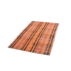 Vidal Tapis de laine 235x136 orange Jajim pas cher