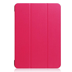 Etui en PU support triple rose pour votre Apple iPad Air 10.5 (2019)/Pro 10.5 pouces (2017)