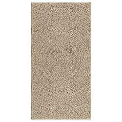 vidaXL Tapis ZIZUR beige 60x110 cm aspect de jute intérieur extérieur