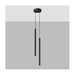 Luminaire Center Suspension Pastelo Acier Noir