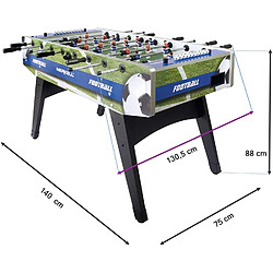 Avis Leomark Table de babyfoot - Table de jeu football Merkell