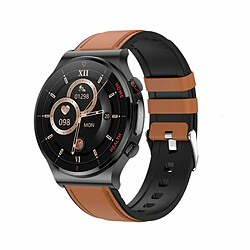 E300 Montre Intelligente Précise Spo2 Bp Fréquence Cardiaque Surveillance De La Pression Artérielle Fitness Sport Smartwatch Vinyle