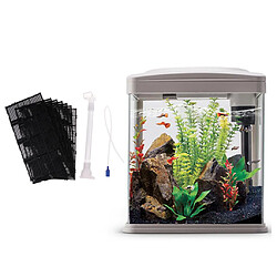 Réservoir de poissons d'aquarium sous le filtre de gravier de panneau de plaque d'air tube rs-28p