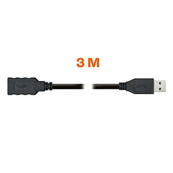 Avis Câble USB PcCom Noir 3 m