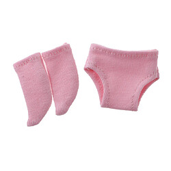 Paire De Chaussettes Courtes Et De Sous-vêtements Pour 12 Pouces Blythe Poupée Accessoires Accs Rose