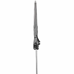 Acheter Parasol de Jardin Chillvert Pacific Aluminium Ø240 cm Gris Clair