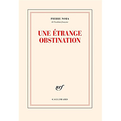 Une étrange obstination - Occasion