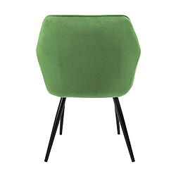 Avis ML-Design Lot de 4x chaises de salle à manger rembourrée en velours fauteuils salon vert