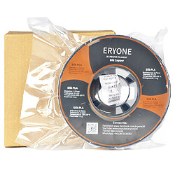 None Filament PLA soie ERYONE pour imprimante 3D 1 kg (2,2 lbs)/bobine - Rouge Cuivre pas cher