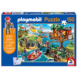 Playmobil® Puzzle 150 pièces : Playmobil : Cabane dans les Arbres